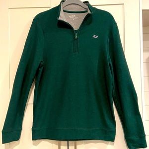 Vineyard Vines Boy’s Saltwater Quarter-Zip, Size Large (16)